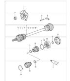 Rear Axle Boxster 986/987/981 (1997-2016)
