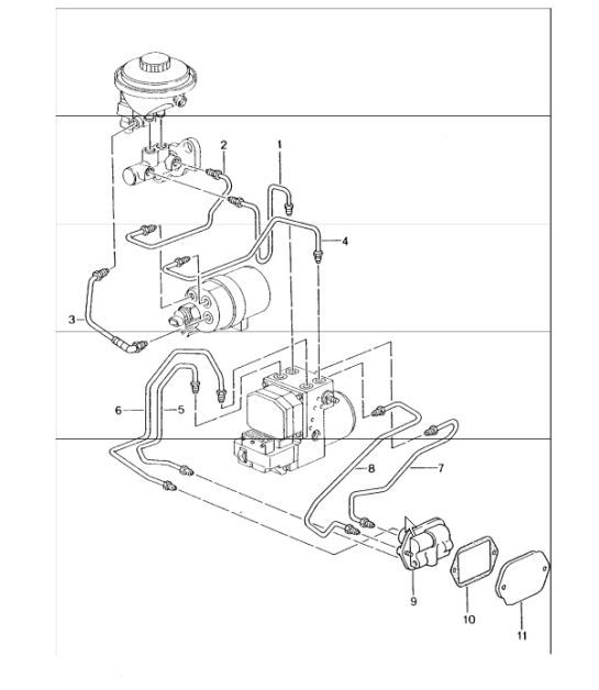 Diagram 604-09 Porsche 997 (911) MK1 2005-2008 Wheels, Brakes