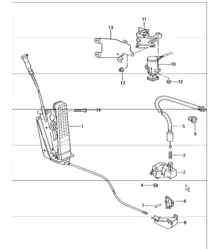 pedals accelerator control 986 Boxster 1997-04