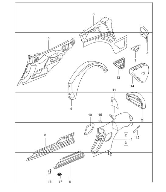 side section 986 Boxster 1997-04
