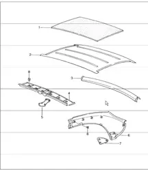 hardtop interior equipment 986 Boxster 1997-04