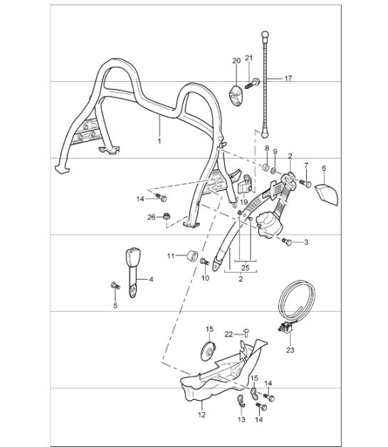 roll-over bar 986 Boxster 1997-04