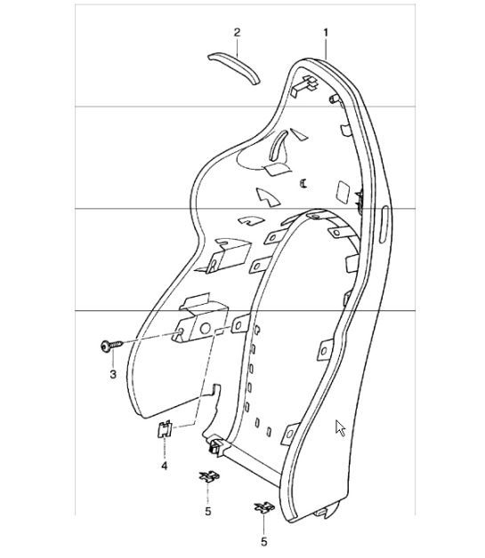 Diagram 817-35 Porsche 964 (911) (1989-1994) Body