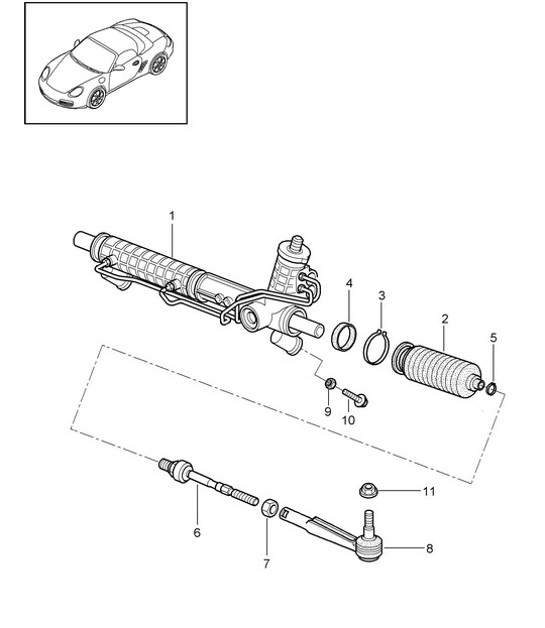 Diagram 403-000 Porsche Carrera GT 