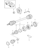 Rear Axle Boxster 986/987/981 (1997-2016)