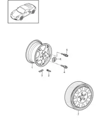 Llantas 987.2 Boxster / Boxster S 2009-12