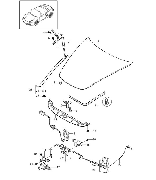 Front Cover 987.2 Boxster / Boxster S 2009-12