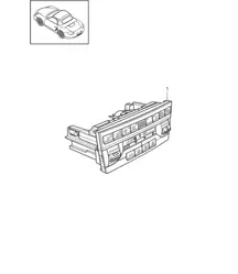 Control switch 987.2 Boxster / Boxster S 2009-12