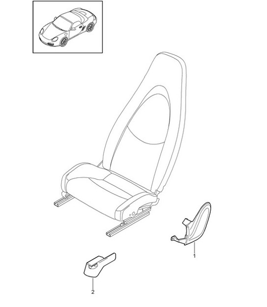 Diagram 817-000 Porsche 996 C4 3.6L 09/01-2005 Body