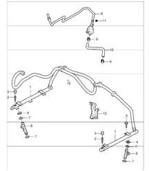 fuel collection pipe  987 Boxster / Boxster S 2005-08
