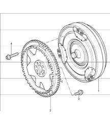 tiptronic (I249) torque converter 987 Boxster / Boxster S 2005-08