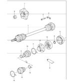 Rear Axle Boxster 986/987/981 (1997-2016)