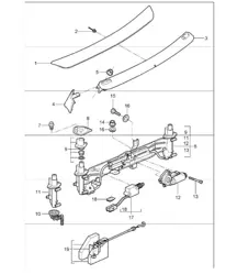 rear spoiler 987 Boxster / Boxster S 2005-08