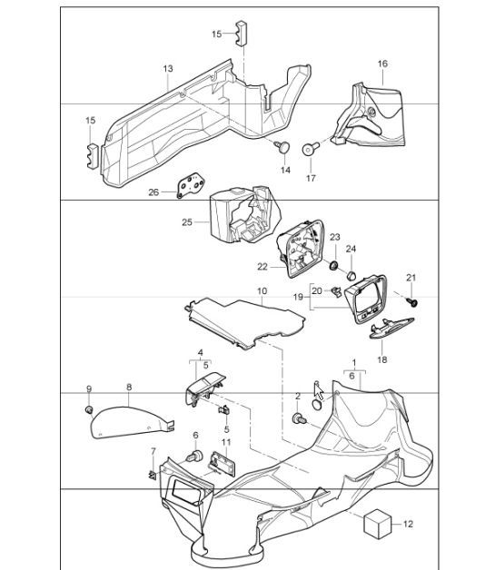 Diagram 807-01 Porsche 911 1984-1986 3.2L Body