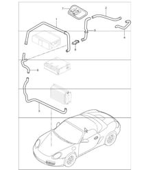 luggage compartment cooling I575 for 987 Boxster / Boxster S 2005-08