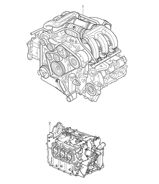Motor de repuesto - 9720, 9721, 9722 - 987C.1 Cayman 2006-08