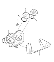 Waterkoeling 4 / Brandstofvulopening - 9720, 9721, 9722 - 987C.1 Cayman 2.7L / 3.4L 2006-08
