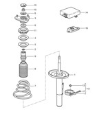 Front Axle, Steering  Cayman 987C/981C (2005-2016)