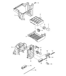Centrale elektra / Dashboard 987C.1Cayman 2006-08