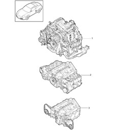 Moteur de remplacement 987C.2 Cayman 2009-12