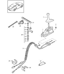 Control de transmisión / Caja de cambios manual (PR:480) 987C.2 Cayman 2009-12