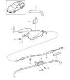 Hand Lever System, Pedal Cluster  Cayman 987C / 981C (2005-2016)