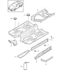 Floor - Center - 987C.2 Cayman 2009-12