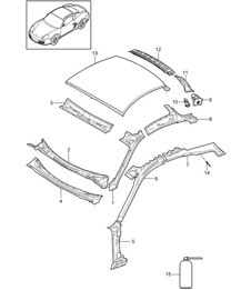 Dach / Scuttle 987C.2 Cayman 2009-12
