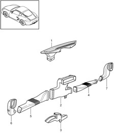 Verwarming / Luchtverdeler 987C.2 Cayman 2009-12
