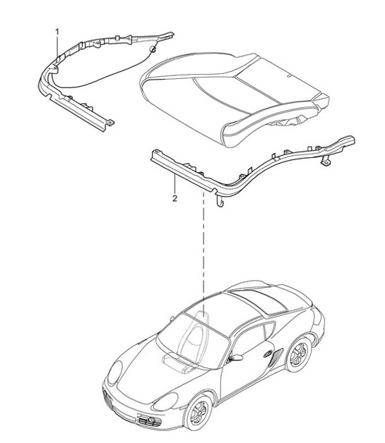 Diagram 817-009 Porsche Macan (95B) MK1 (2014-2018) Body