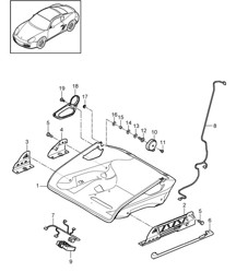 Kuipstoel / Inklapbaar / Zitframe / Accessoires 987C.2 Cayman 2009-12