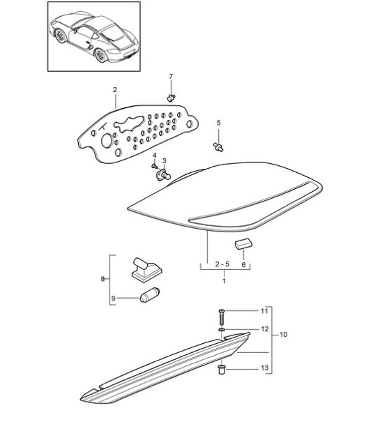 Diagram 905-005 Porsche Taycan (9J1) MK2 2024>> 