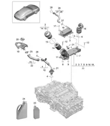 Lubrificazione motore 991.1 2012-16