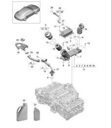Engine lubrication 991.1 2012-16
