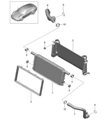 Radiator, Center - PR:153 - 991.1 2012-16