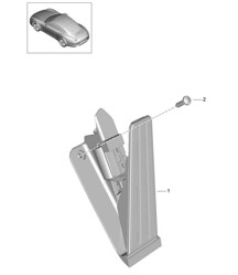 Gaspedaal / gasbediening 991.1 2012-16