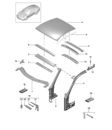 Scuttle-dak 991.1 2012-16