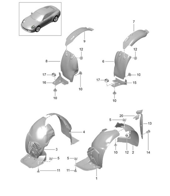 Diagram 801-075 Porsche Taycan 2020>> 