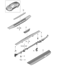 Trim Sill 991.1 2012-16