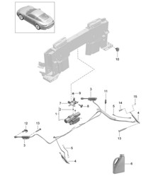 Capote / Mécanisme d'entraînement - TARGA - 991.1 2012-16