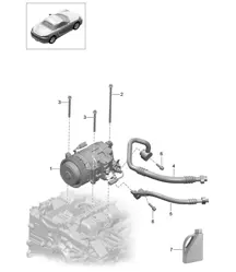 Compressore / Aria condizionata 991.1 2012-2016