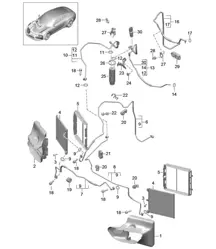 Circuito frigorifero - ANTERIORE - 991.1 2012-16