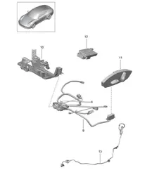 Set cavi / Interruttori / Centraline / Motore elettrico 991.1 2012>>