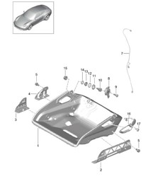 kuipstoel Inklapbaar Stoelframe Accessoires 991.1 2012-2016