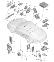 Control units 991.1 2012-16