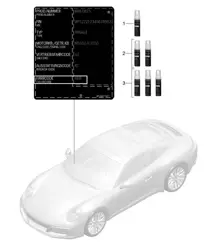 Paint touch-up applicator / Paints 991.2 Carrera 2017-19