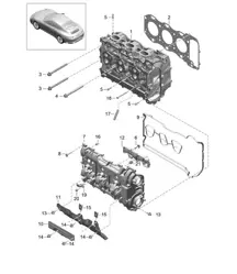 Zylinderkopf 991.2 Carrera 2017-19