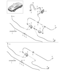 Luchtfilter / Vacuümregeling 991.2 Carrera 2017-19