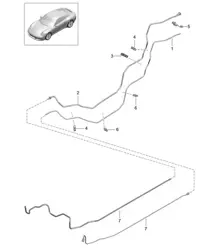 Kraftstoffsystem - HINTEN - 991.2 Carrera 2017-19