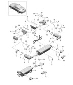 Fuel System, Exhaust System 991 (911) MK2 2016-2019
